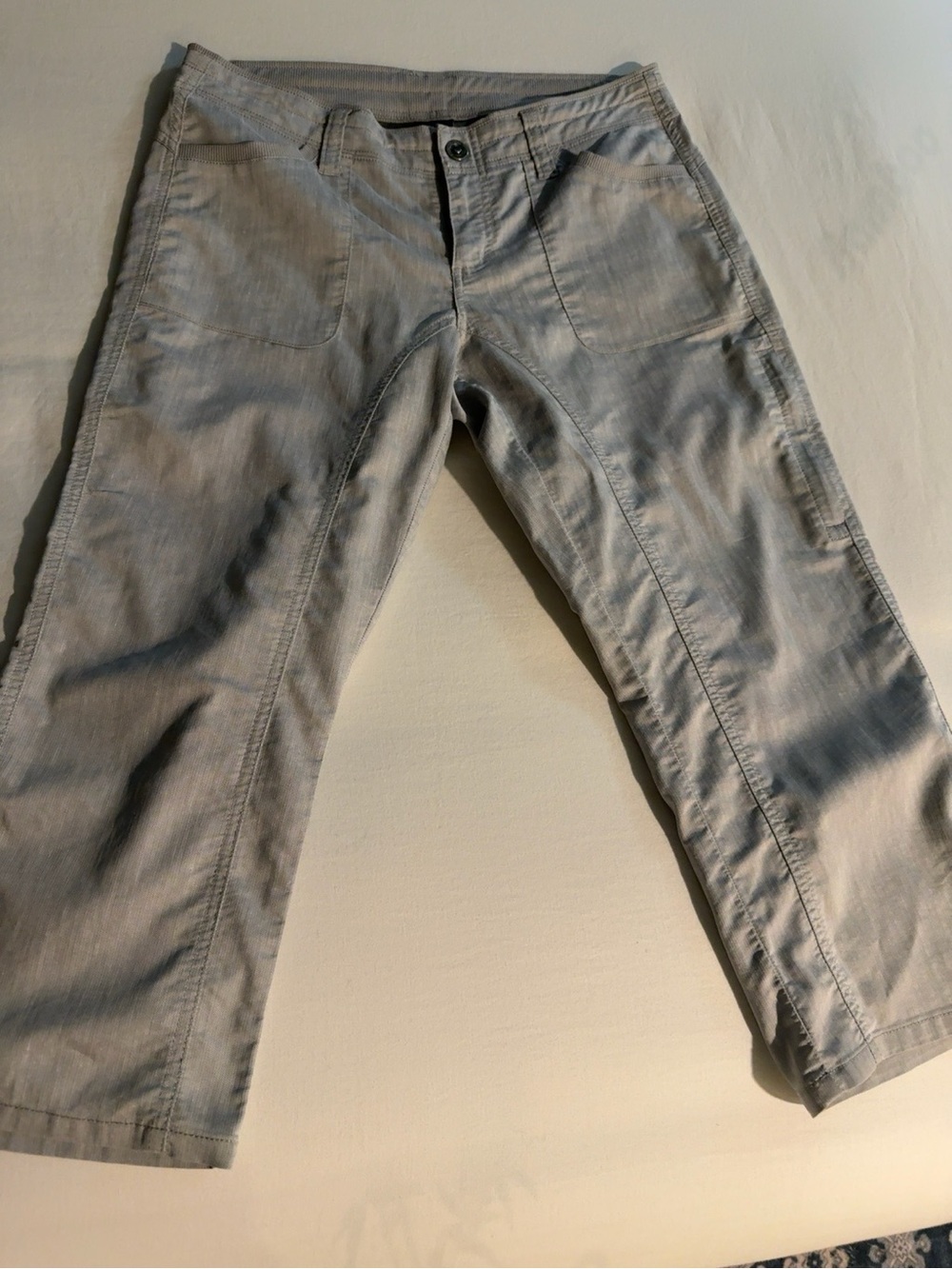 KÜHL Women’s Gray Cropped Hiking Cargo Pants Size 6 Outdoor Travel